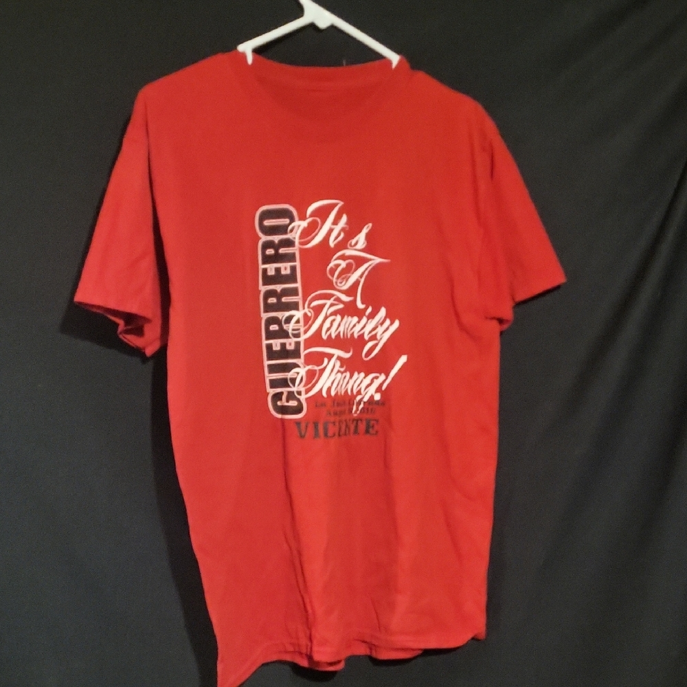 Red Guerrero Family T-Shirt